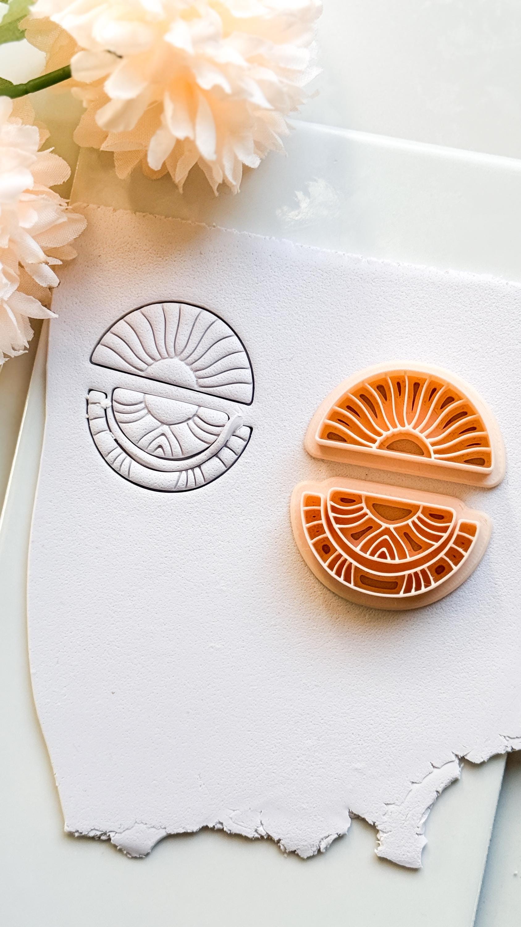 Solrise Clay Cutter – Sunrise Earring Polymer Clay Tool