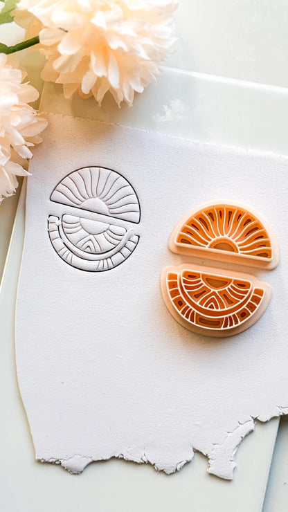 Solrise Clay Cutter – Sunrise Earring Polymer Clay Tool