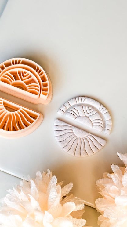 Solrise Clay Cutter – Sunrise Earring Polymer Clay Tool