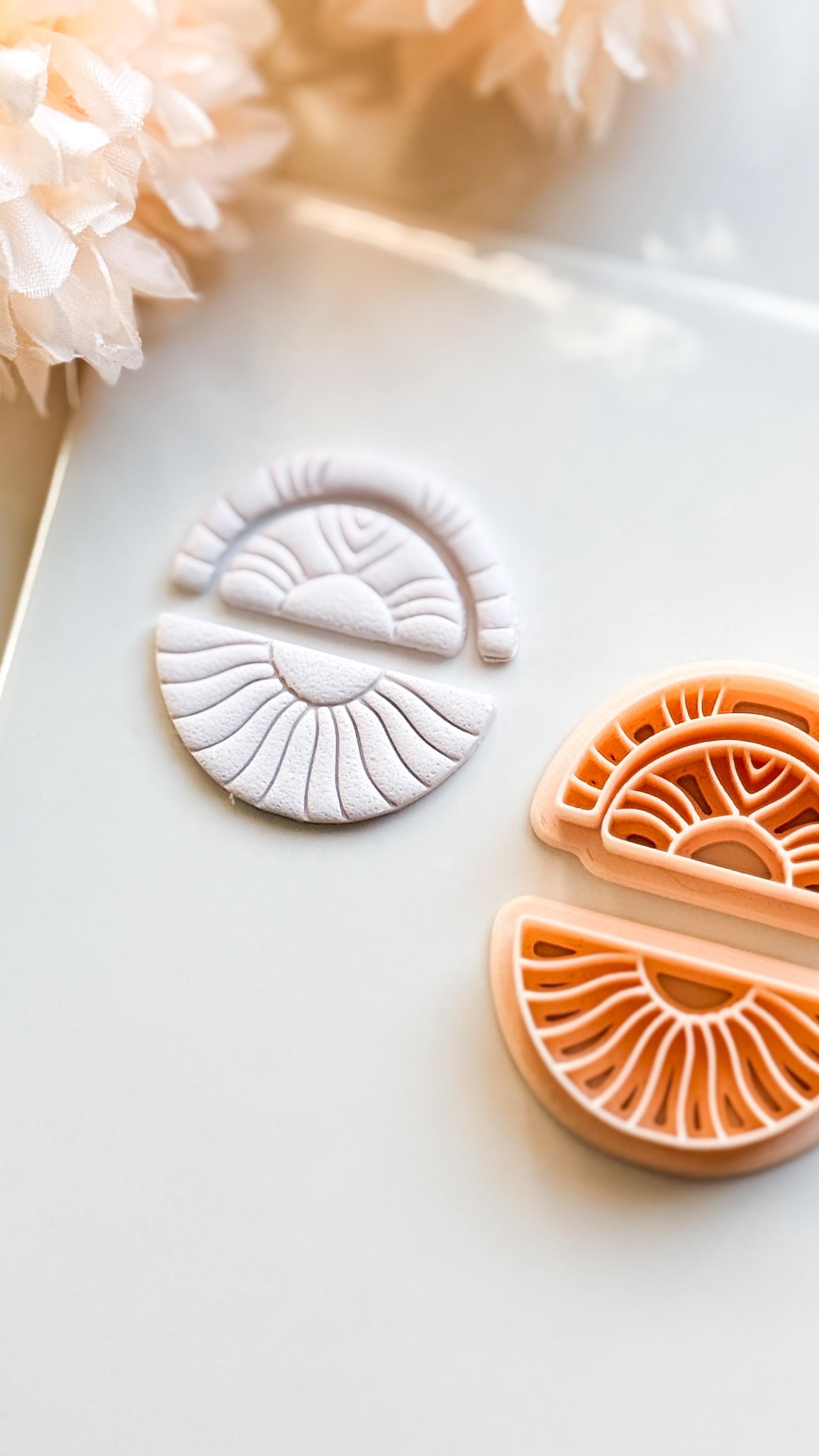 Solrise Clay Cutter – Sunrise Earring Polymer Clay Tool