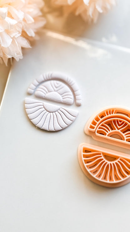 Solrise Clay Cutter – Sunrise Earring Polymer Clay Tool