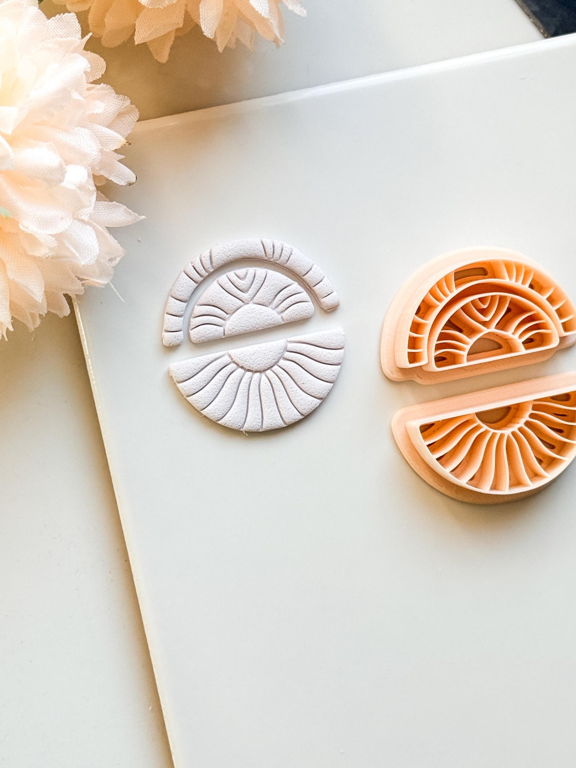 Solrise Clay Cutter – Sunrise Earring Polymer Clay Tool