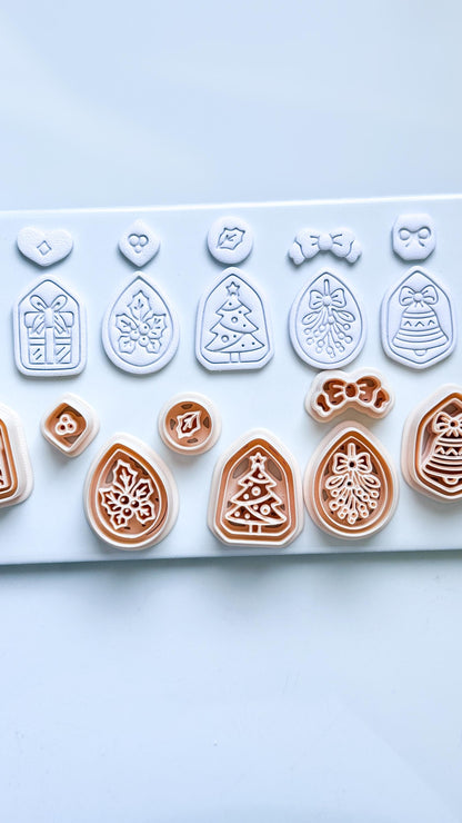 Merry Darlings Christmas Clay Cutters: Holiday Shapes for Polymer Clay