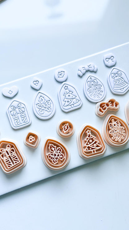 Merry Darlings Christmas Clay Cutters: Holiday Shapes for Polymer Clay