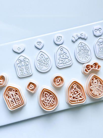 Merry Darlings Christmas Clay Cutters: Holiday Shapes for Polymer Clay