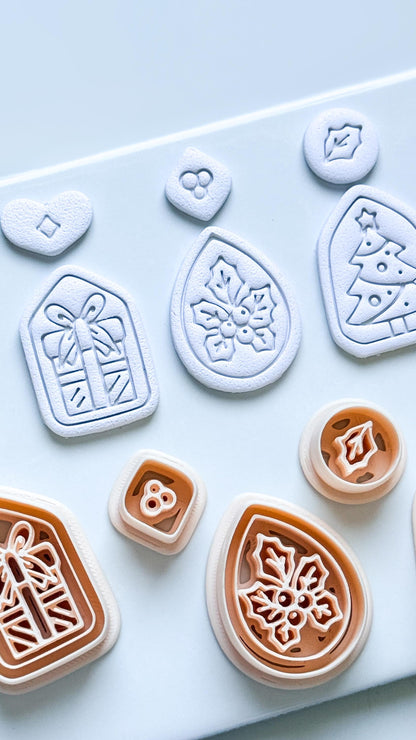 Merry Darlings Christmas Clay Cutters: Holiday Shapes for Polymer Clay