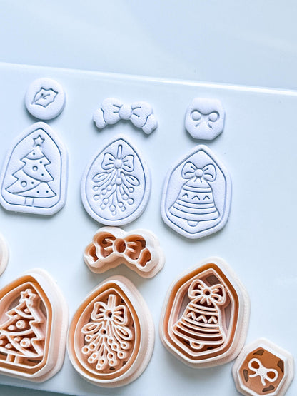 Merry Darlings Christmas Clay Cutters: Holiday Shapes for Polymer Clay