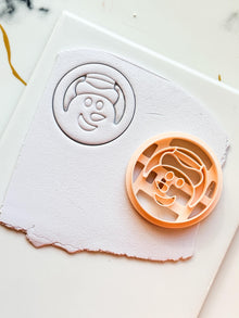 Snowman Face Clay Cutter: Christmas Polymer Clay Tool