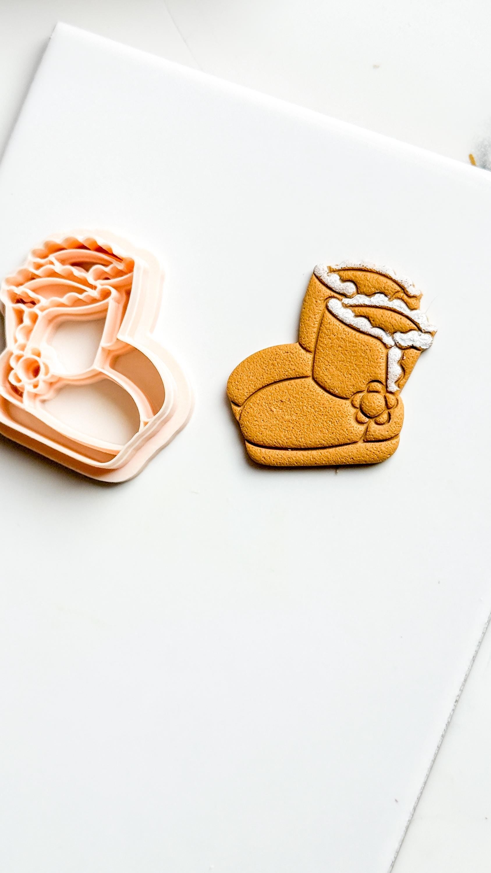 Christmas Boots Ugg Clay Cutter