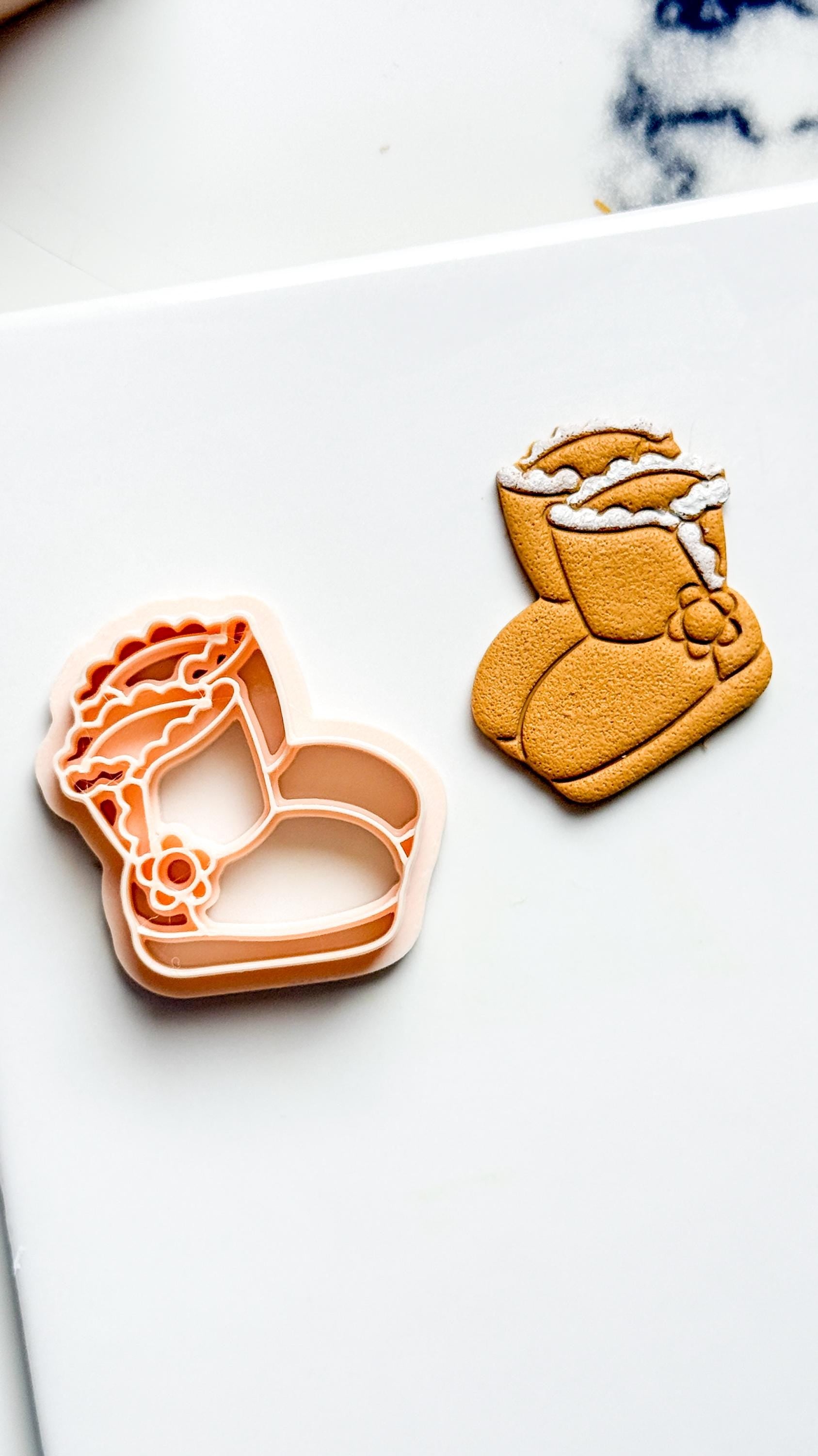 Christmas Boots Ugg Clay Cutter