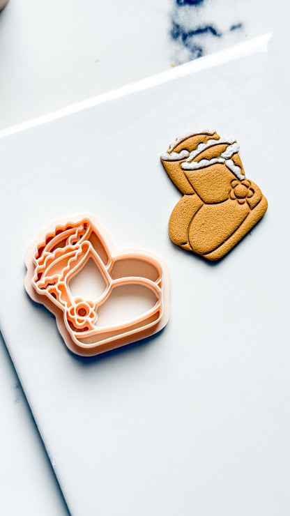 Christmas Boots Ugg Clay Cutter