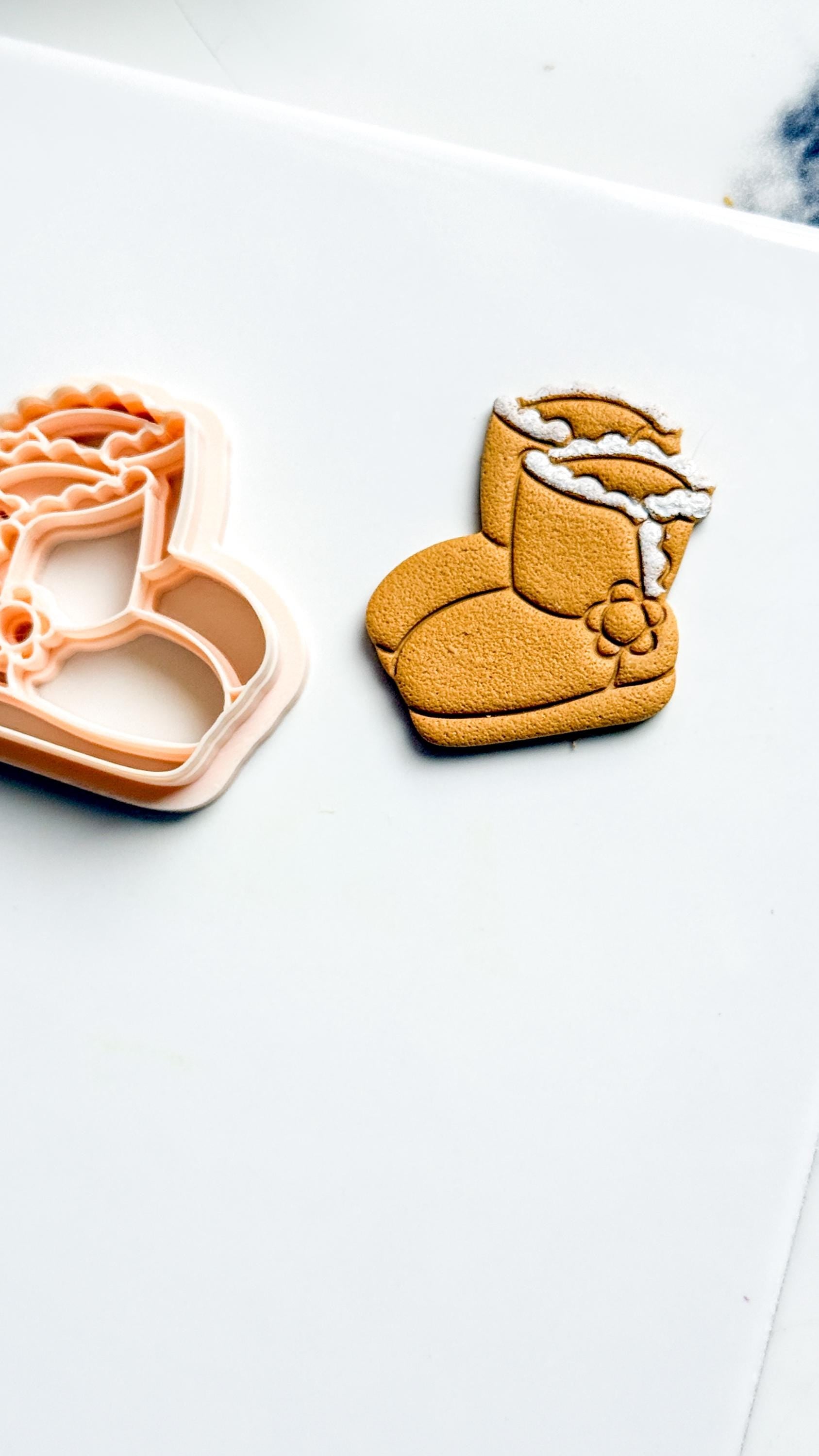 Christmas Boots Ugg Clay Cutter