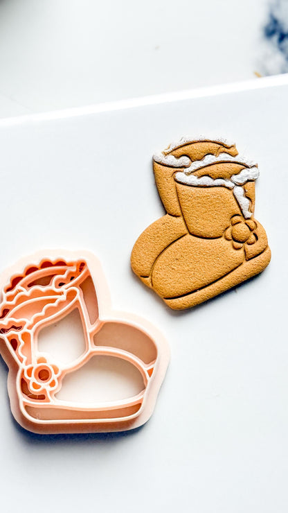 Christmas Boots Ugg Clay Cutter