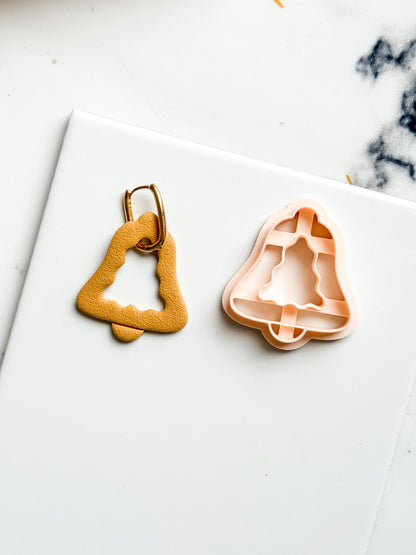 Christmas Bell Tree Clay Cutter: Holiday Polymer Clay Tool