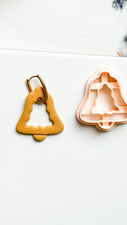 Christmas Bell Tree Clay Cutter: Holiday Polymer Clay Tool