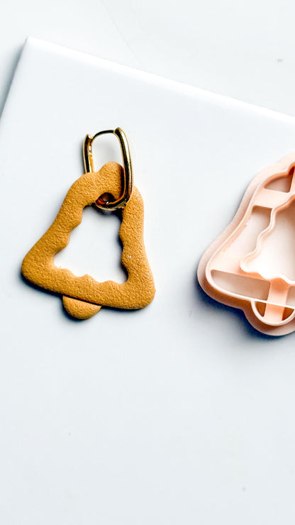 Christmas Bell Tree Clay Cutter: Holiday Polymer Clay Tool