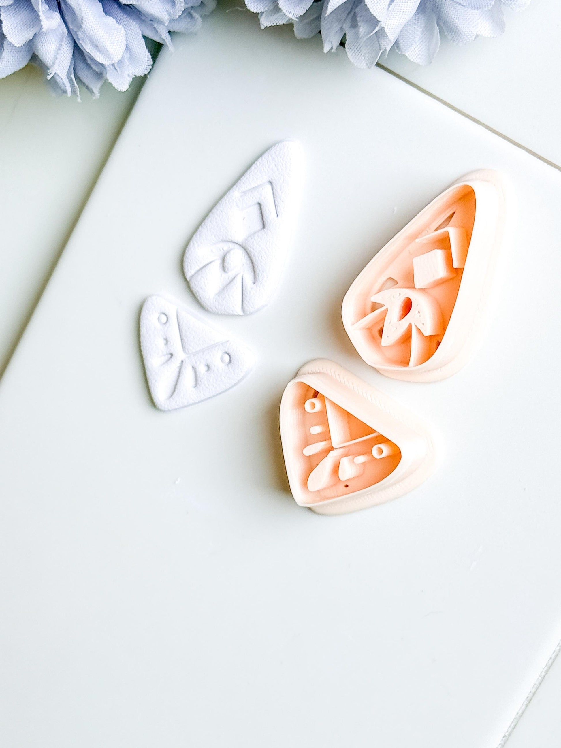 Savanna Drop Clay Cutter Set: Tribal Arrowhead Polymer Clay Tools