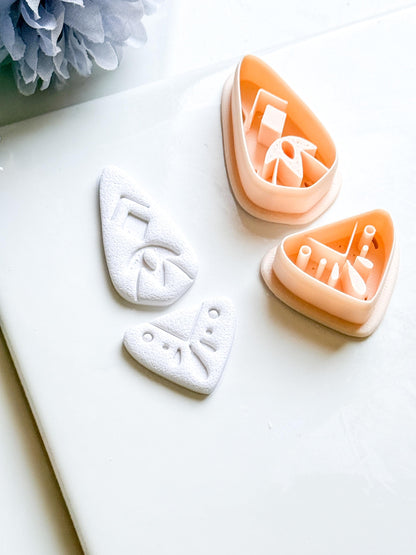 Savanna Drop Clay Cutter Set: Tribal Arrowhead Polymer Clay Tools