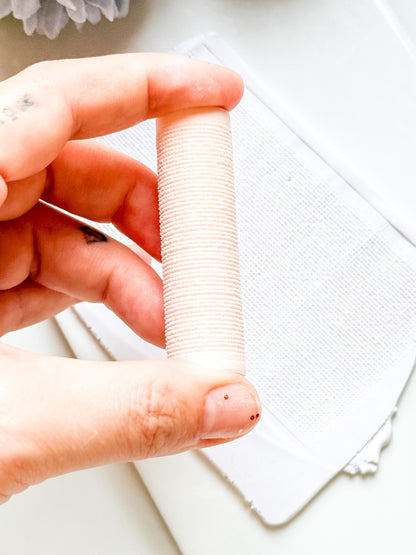 Fine Knit Embossing Roller – Linen Texture Roller for Polymer Clay