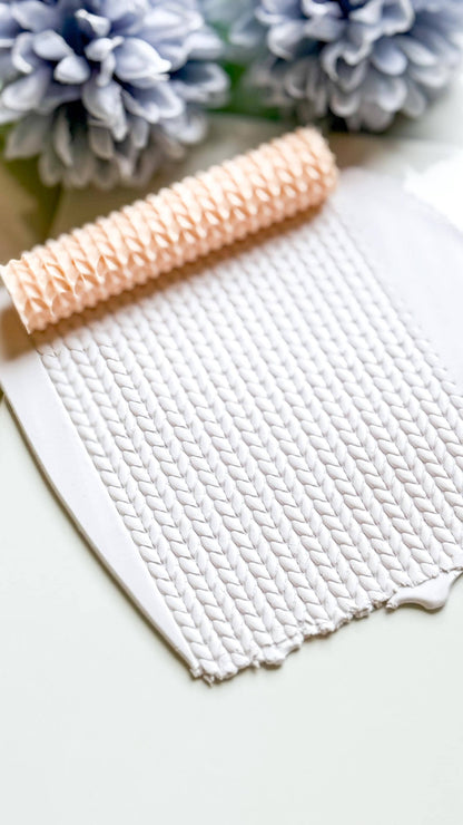 Knitfjell Knit Texture Roller for Polymer Clay