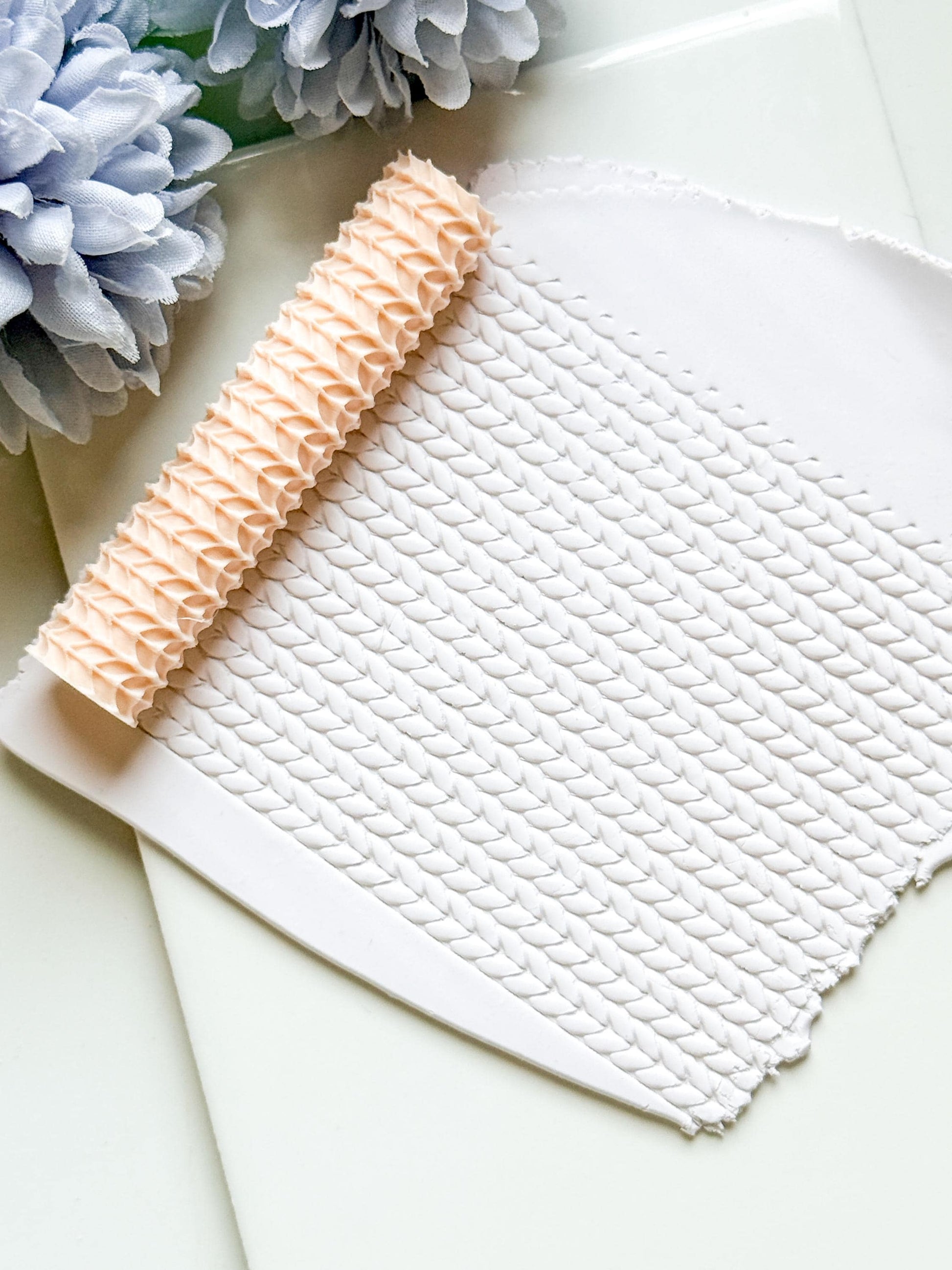 Knitfjell Knit Texture Roller for Polymer Clay