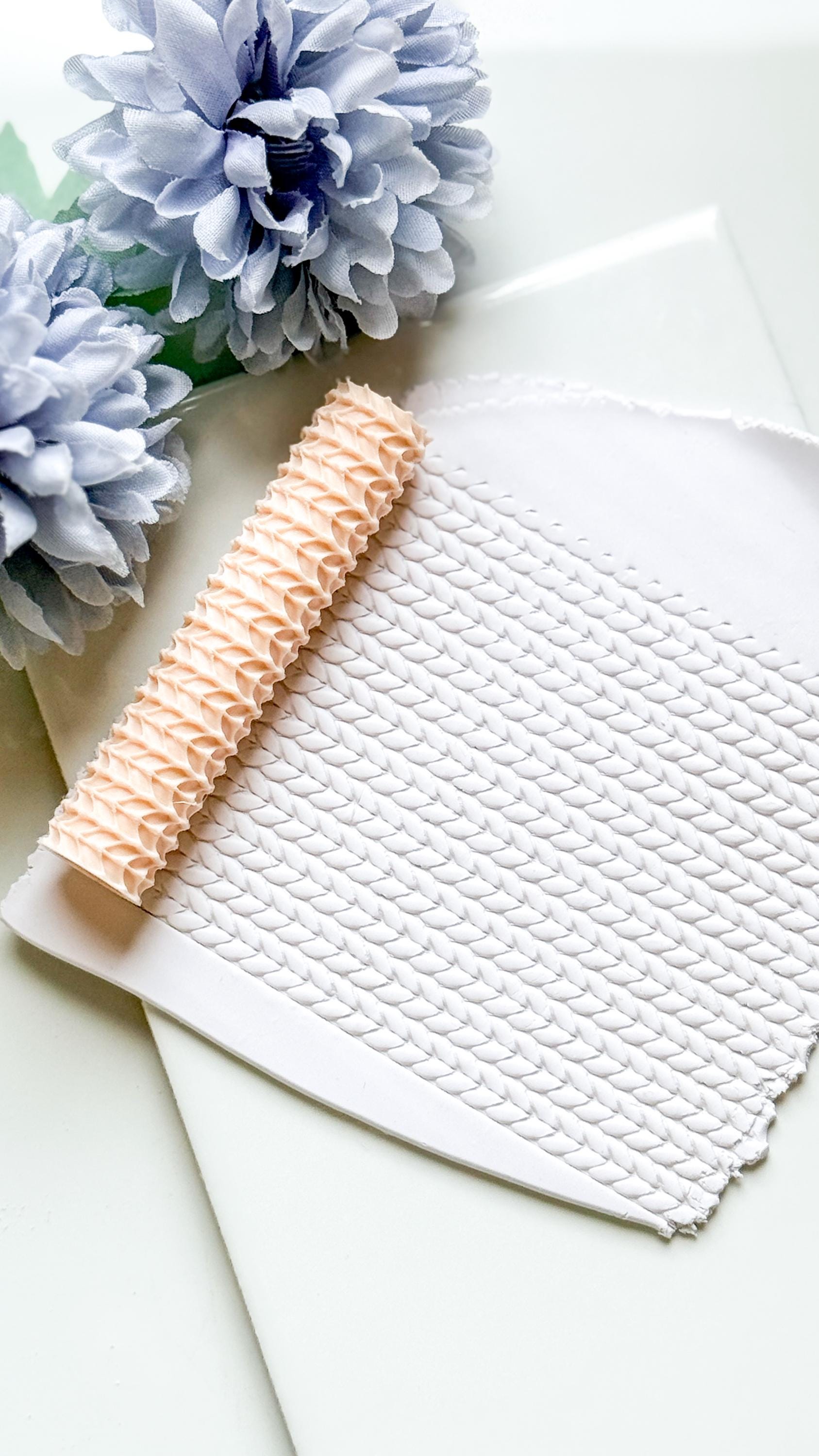 Knitfjell Knit Texture Roller for Polymer Clay
