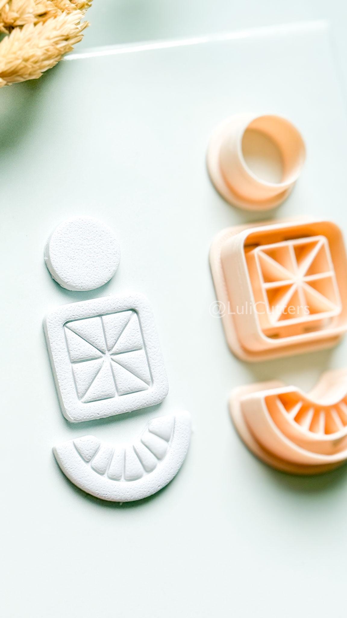 Knot Mea Clay Cutter: Geometric Polymer Clay Earring Shapes