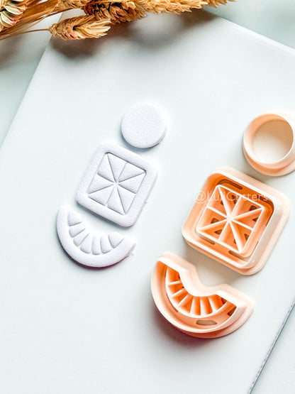 Knot Mea Clay Cutter: Geometric Polymer Clay Earring Shapes