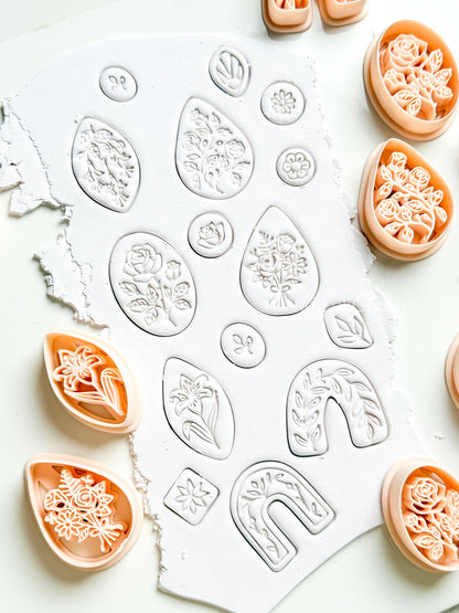Lilly of the Valley Clay Cutter: Layered Floral Drop Design