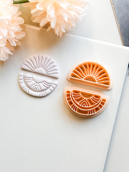 Solrise Clay Cutter – Sunrise Earring Polymer Clay Tool
