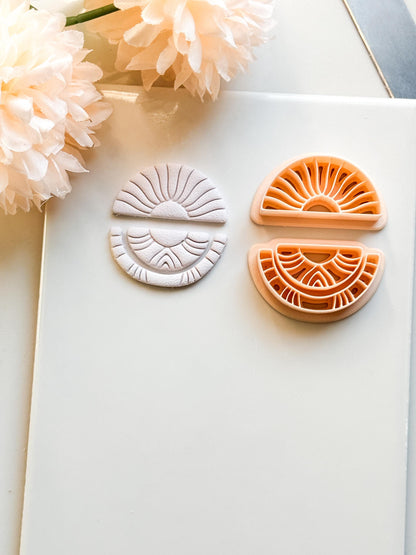 Solrise Clay Cutter – Sunrise Earring Polymer Clay Tool