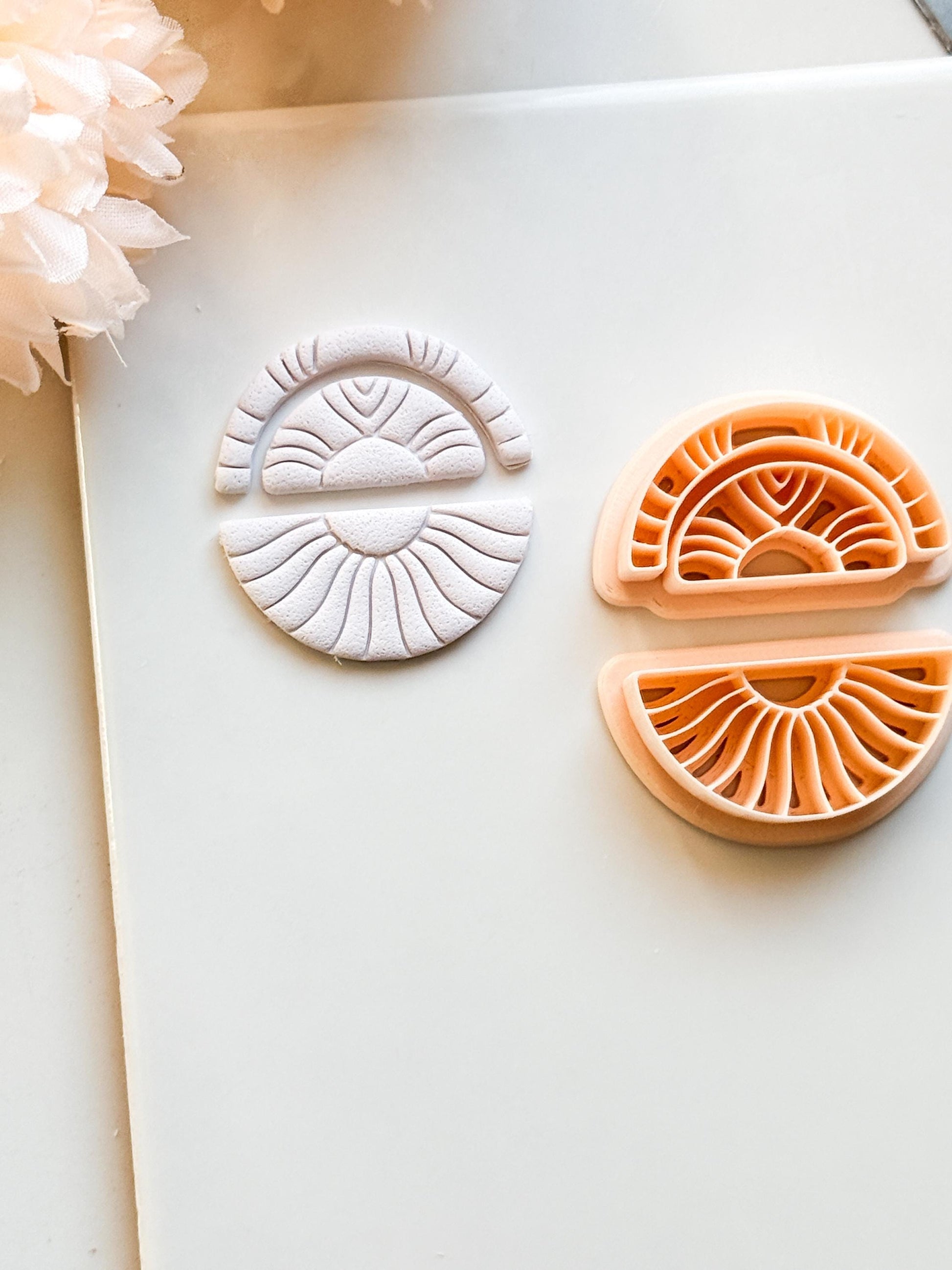 Solrise Clay Cutter – Sunrise Earring Polymer Clay Tool