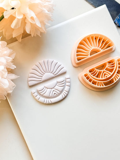 Solrise Clay Cutter – Sunrise Earring Polymer Clay Tool