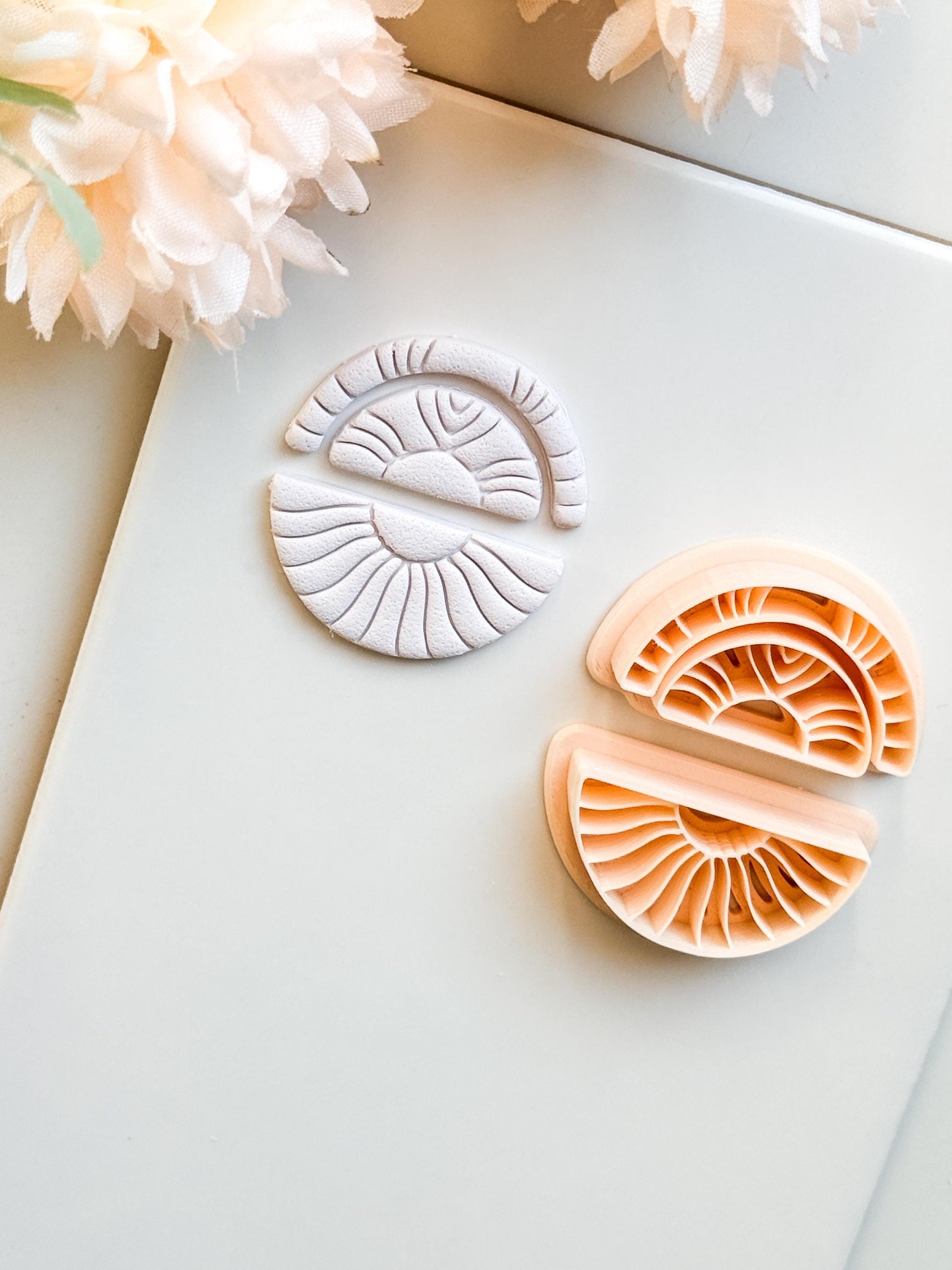 Solrise Clay Cutter – Sunrise Earring Polymer Clay Tool