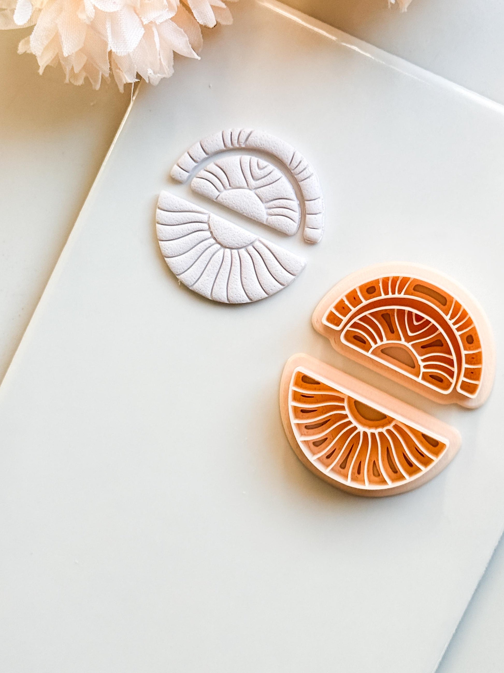 Solrise Clay Cutter – Sunrise Earring Polymer Clay Tool