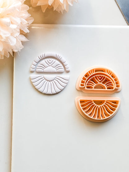Solrise Clay Cutter – Sunrise Earring Polymer Clay Tool
