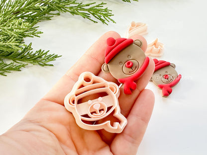 Snö Cub Clay Cutter: Winter Bear Polymer Clay Tool