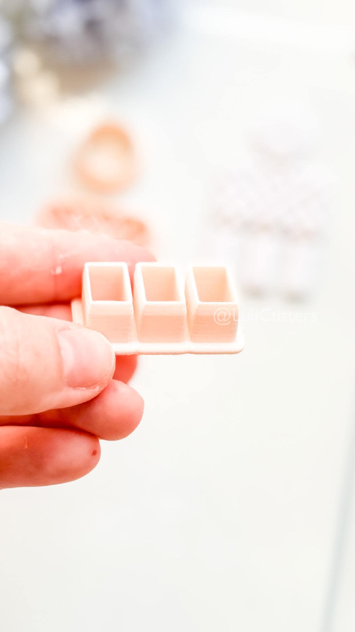 Linebound Polymer Clay Cutter: Geometric Linework Design for Earrings