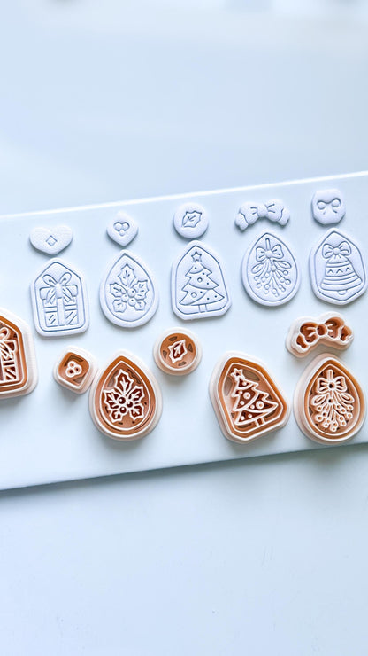 Merry Darlings Christmas Clay Cutters: Holiday Shapes for Polymer Clay