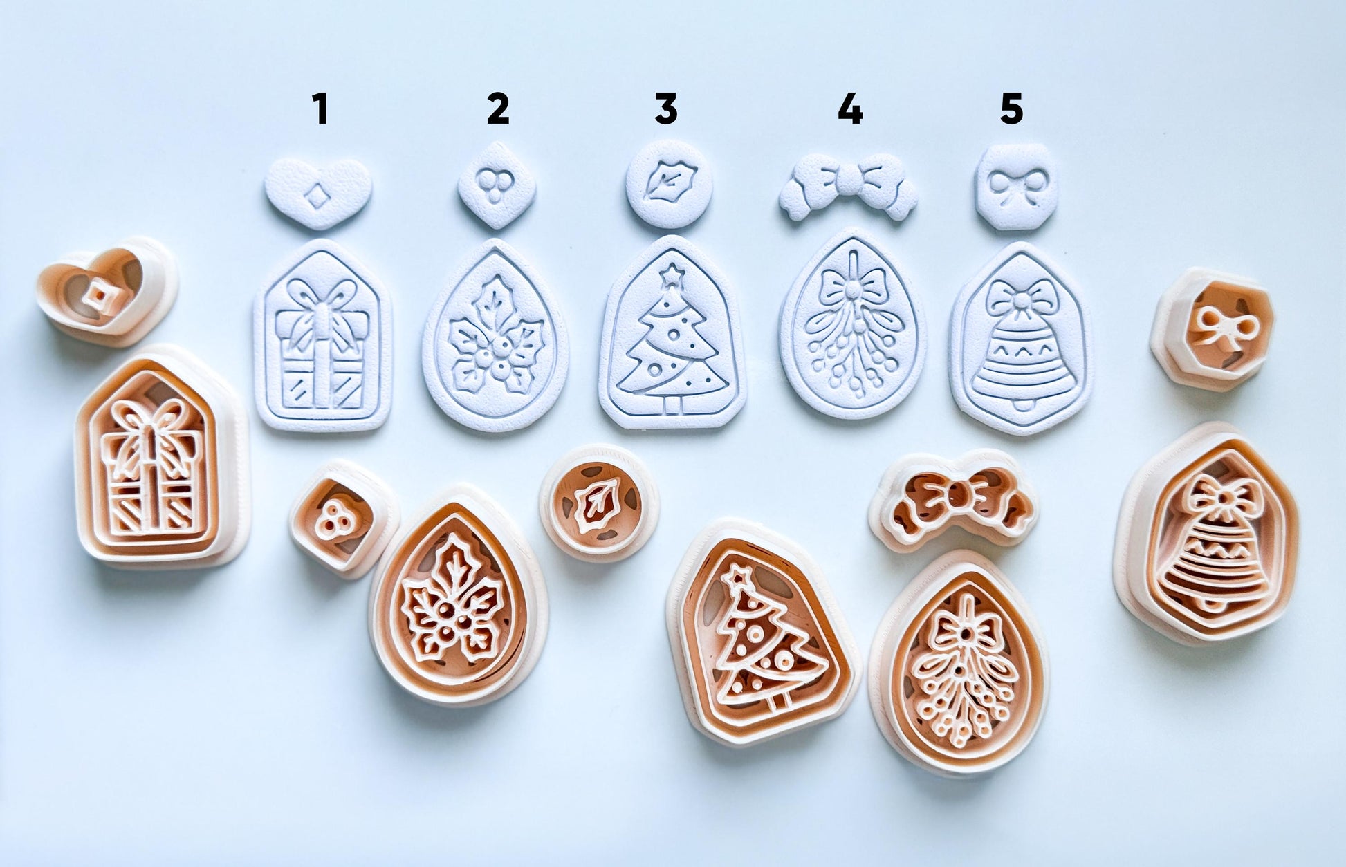 Merry Darlings Christmas Clay Cutters: Holiday Shapes for Polymer Clay