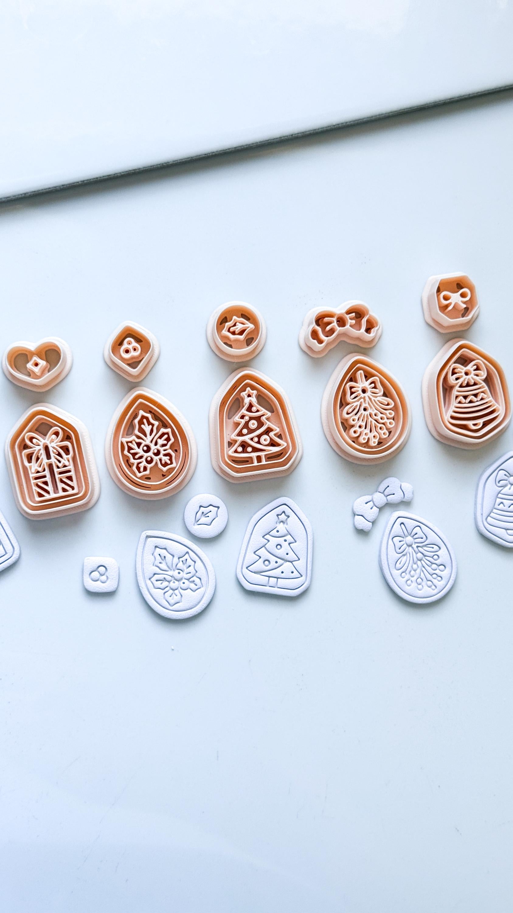 Merry Darlings Christmas Clay Cutters: Holiday Shapes for Polymer Clay