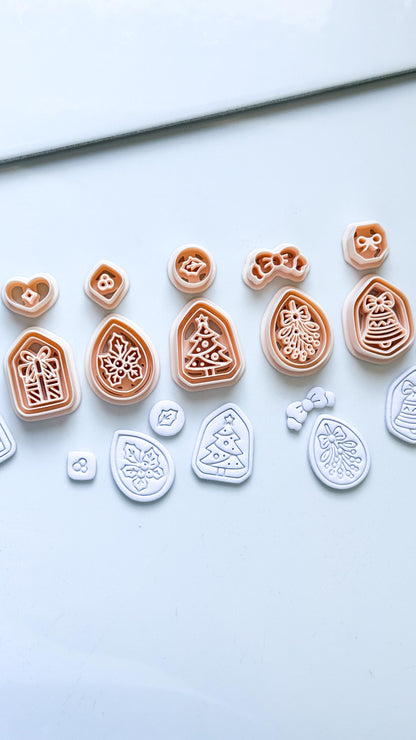 Merry Darlings Christmas Clay Cutters: Holiday Shapes for Polymer Clay