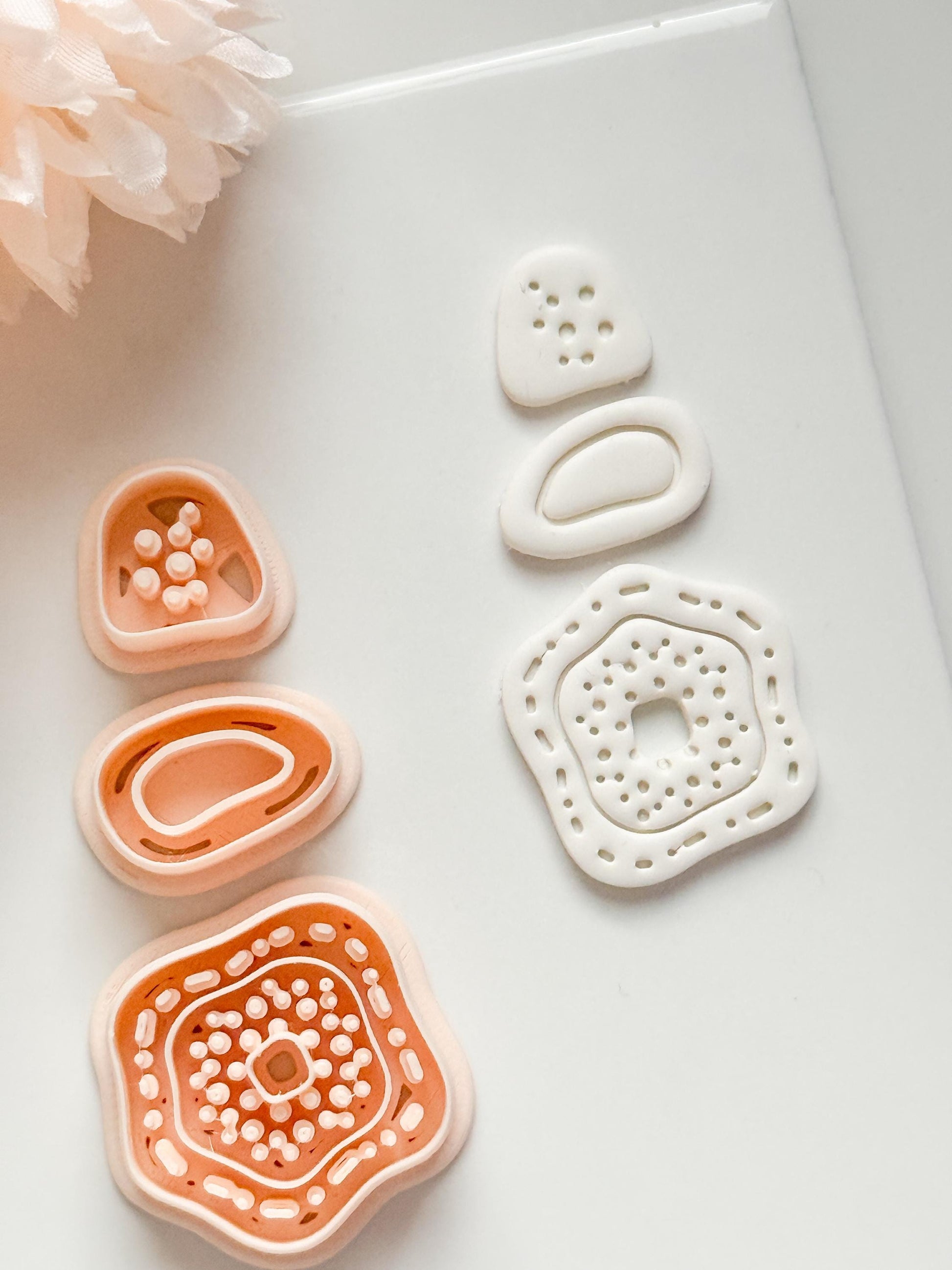 Nolia Dots Clay Cutter: Layered Organic Dot Pattern Design