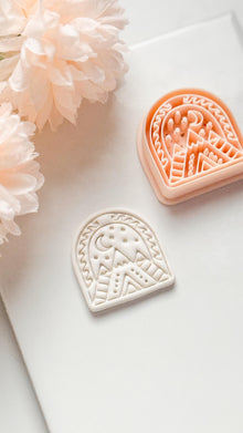 Sera View Clay Cutter: Arch Mountain & Moon Design