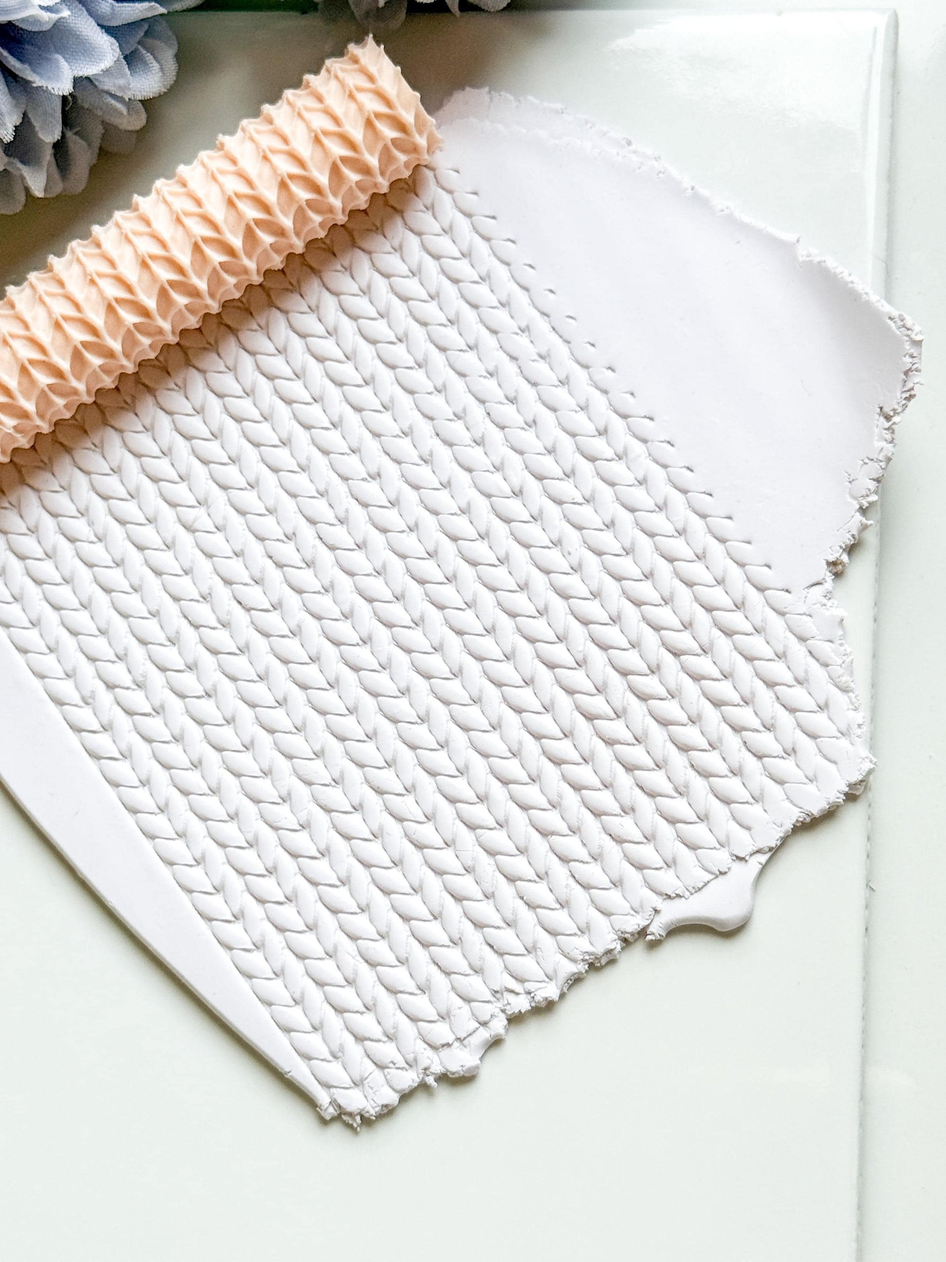 Knitfjell Knit Texture Roller for Polymer Clay
