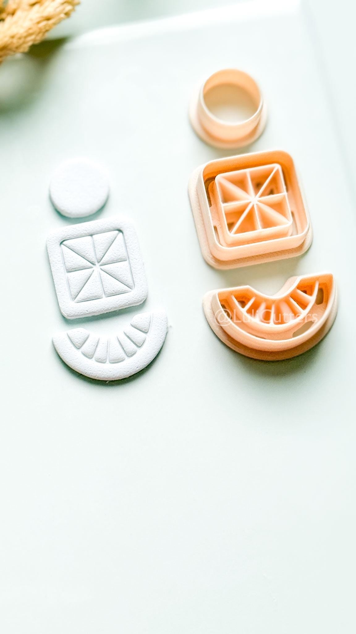 Knot Mea Clay Cutter: Geometric Polymer Clay Earring Shapes