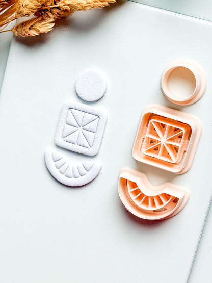 Knot Mea Clay Cutter: Geometric Polymer Clay Earring Shapes