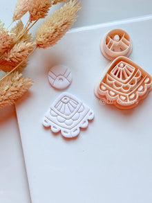 Mariel Clay Cutter: Layered Art Deco Polymer Clay Earring Shape