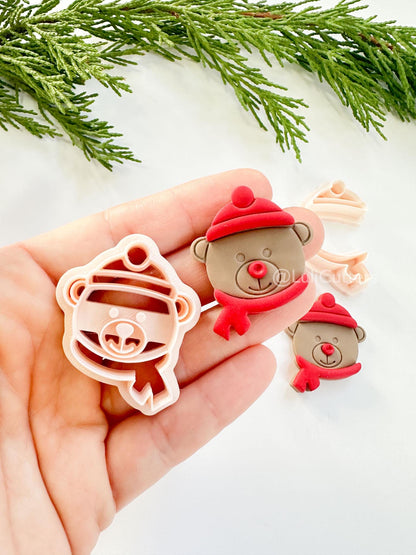 Snö Cub Clay Cutter: Winter Bear Polymer Clay Tool