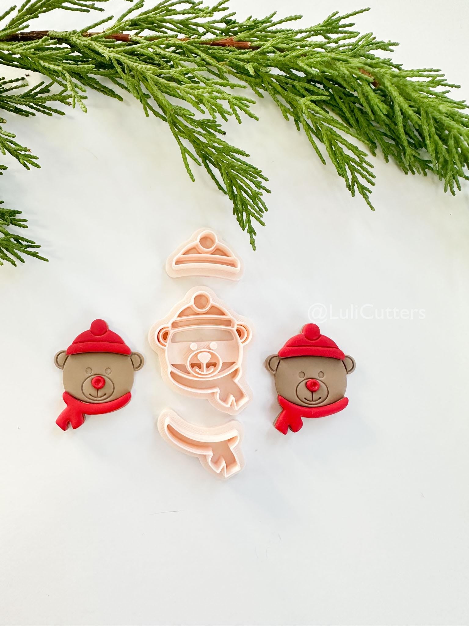 Snö Cub Clay Cutter: Winter Bear Polymer Clay Tool